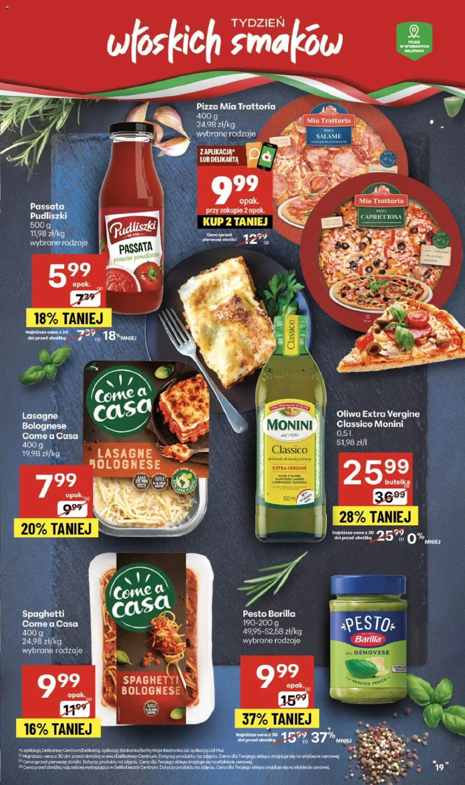 Delikatesy Centrum Black Friday od 20.11.2025 | Strona: 19 | Produkty: Delikatesy, Pomidory, Fresco, Lasagne bolognese