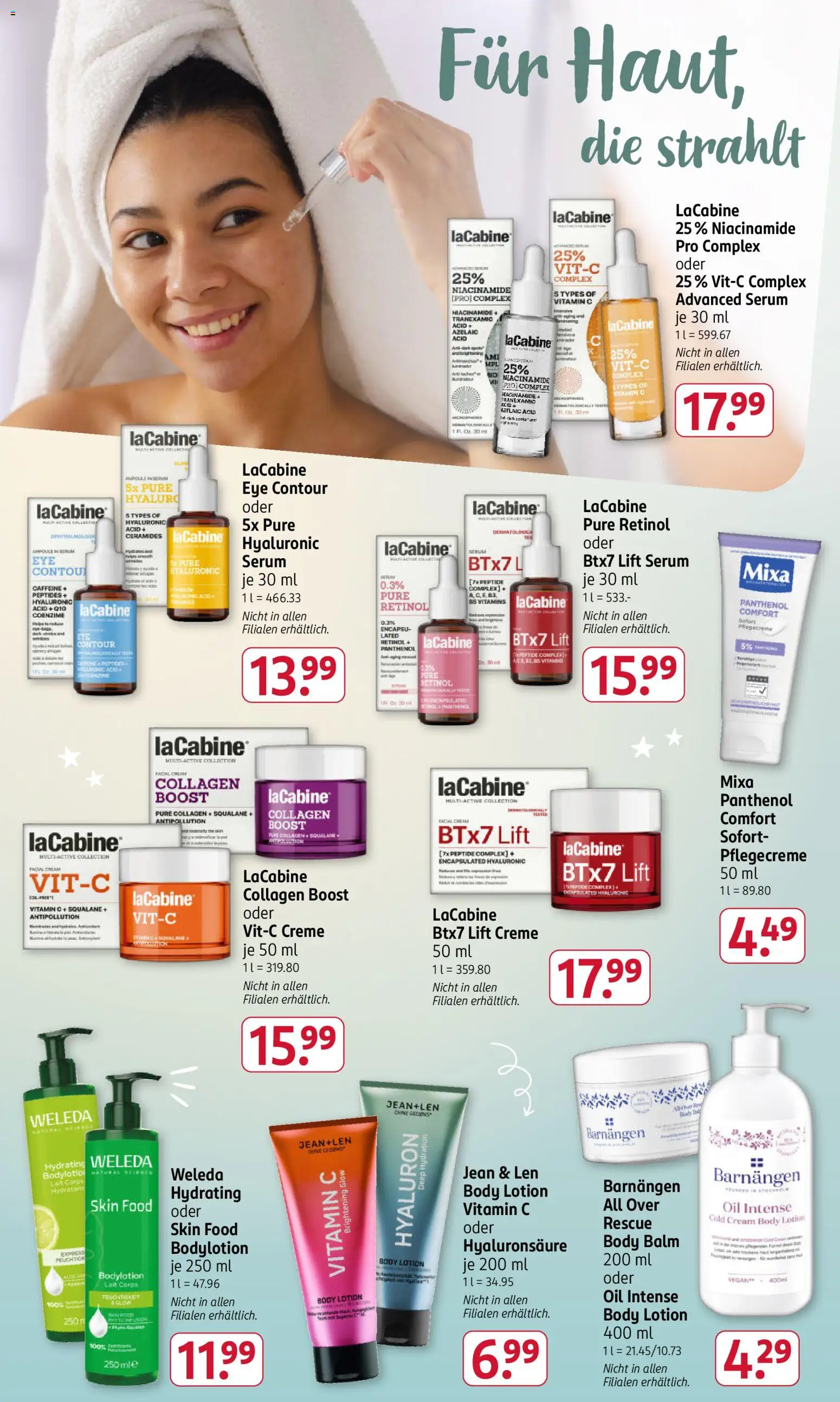 Rossmann Prospekt 	 – gültig ab 10.11.2025 | Seite: 19 | Produkte: Creme, Body Lotion, Serum