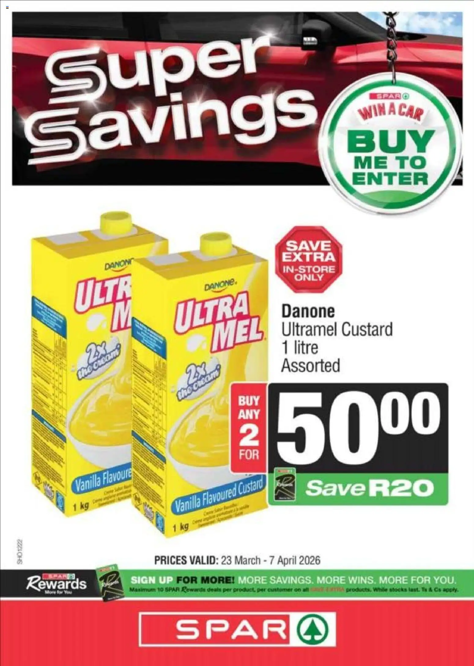 New KWIKSPAR catalogue – valid from 23.03.2026 | Page: 18 | Products: Custard, Cream