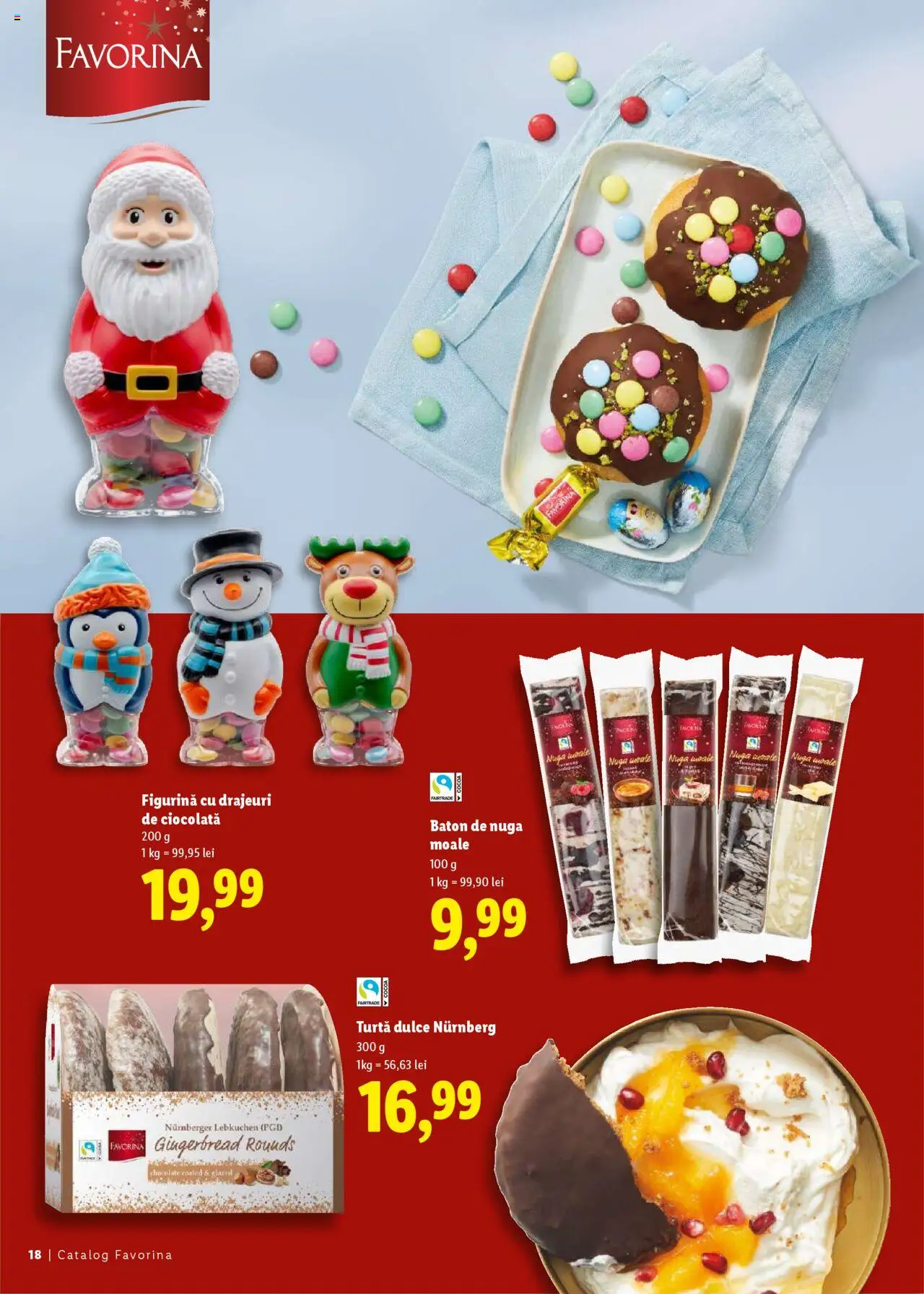 Noul catalog Lidl – valabil de la 16.10.2025 | Pagină: 18 | Produse: Ciocolată, Turtă dulce