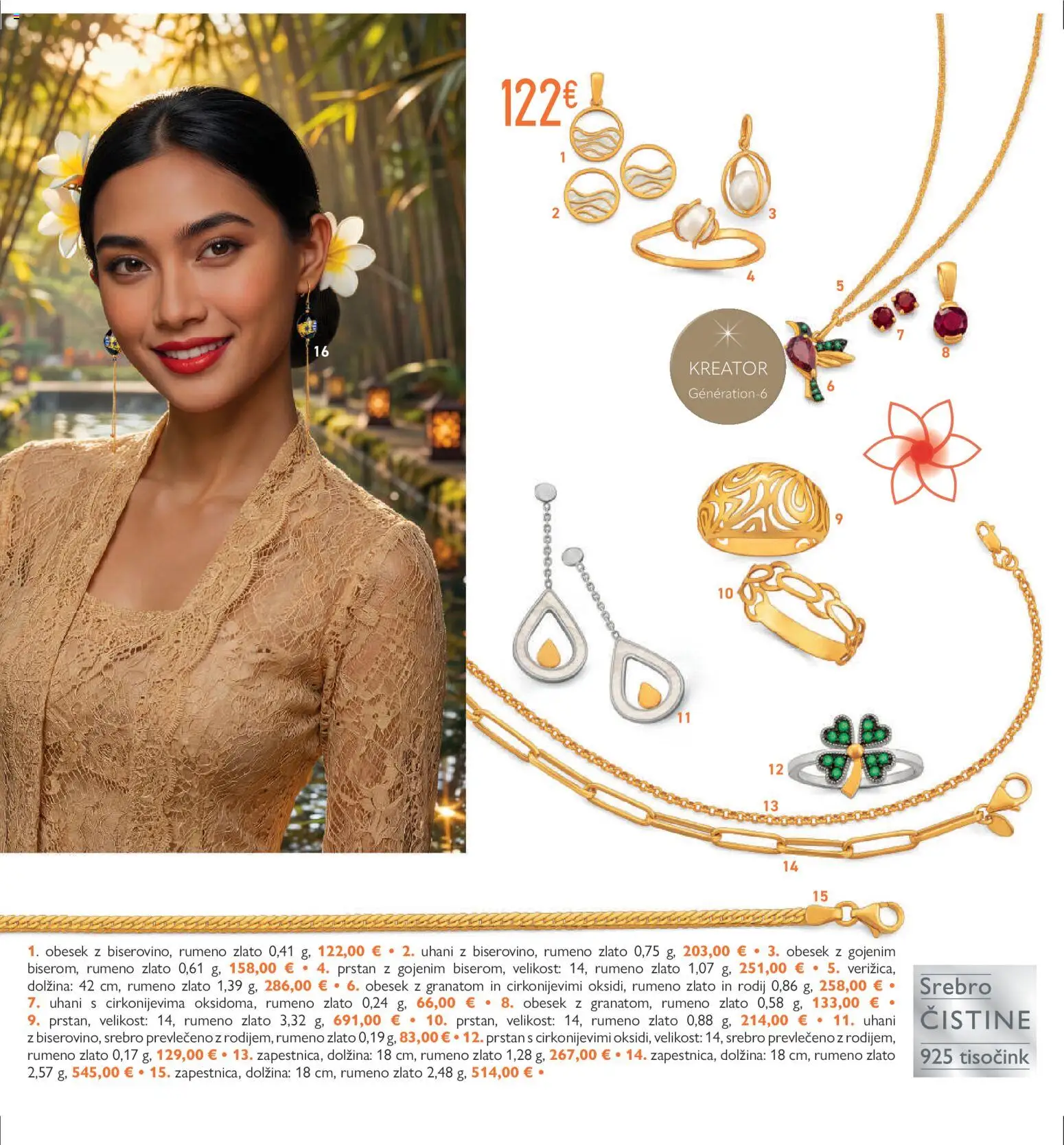 Novi E.leclerc katalog ponudbe – veljaven od 07.04.2026 | Stran: 12 | Izdelki: Prstan, Uhani