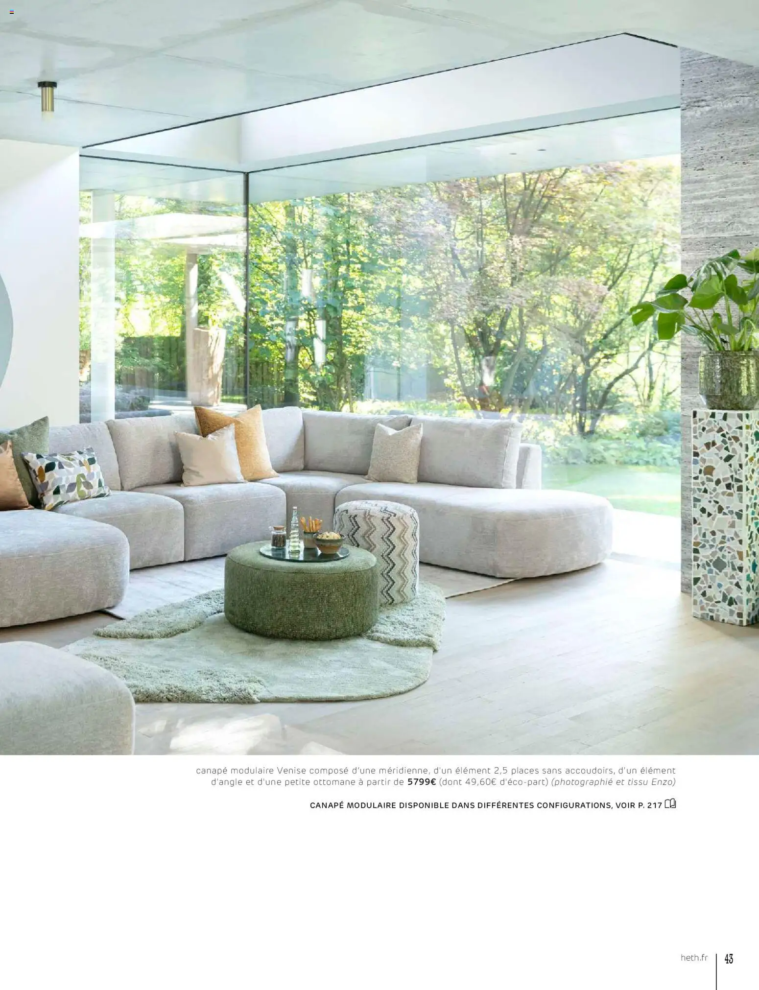 {H1} | Page: 43 | Produits: Canapé