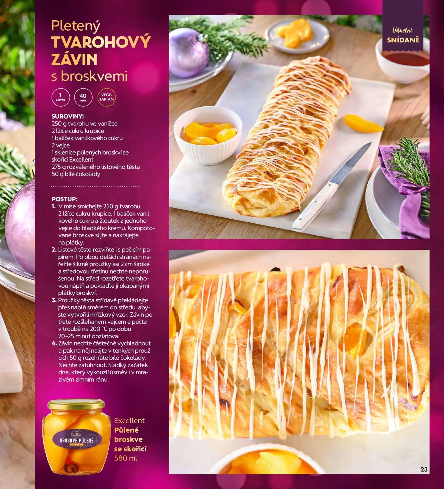 Albert magazín od 01.12.2025 | Strana: 23 | Produkty: Lžíce, Krupice, Broskve, Těsto