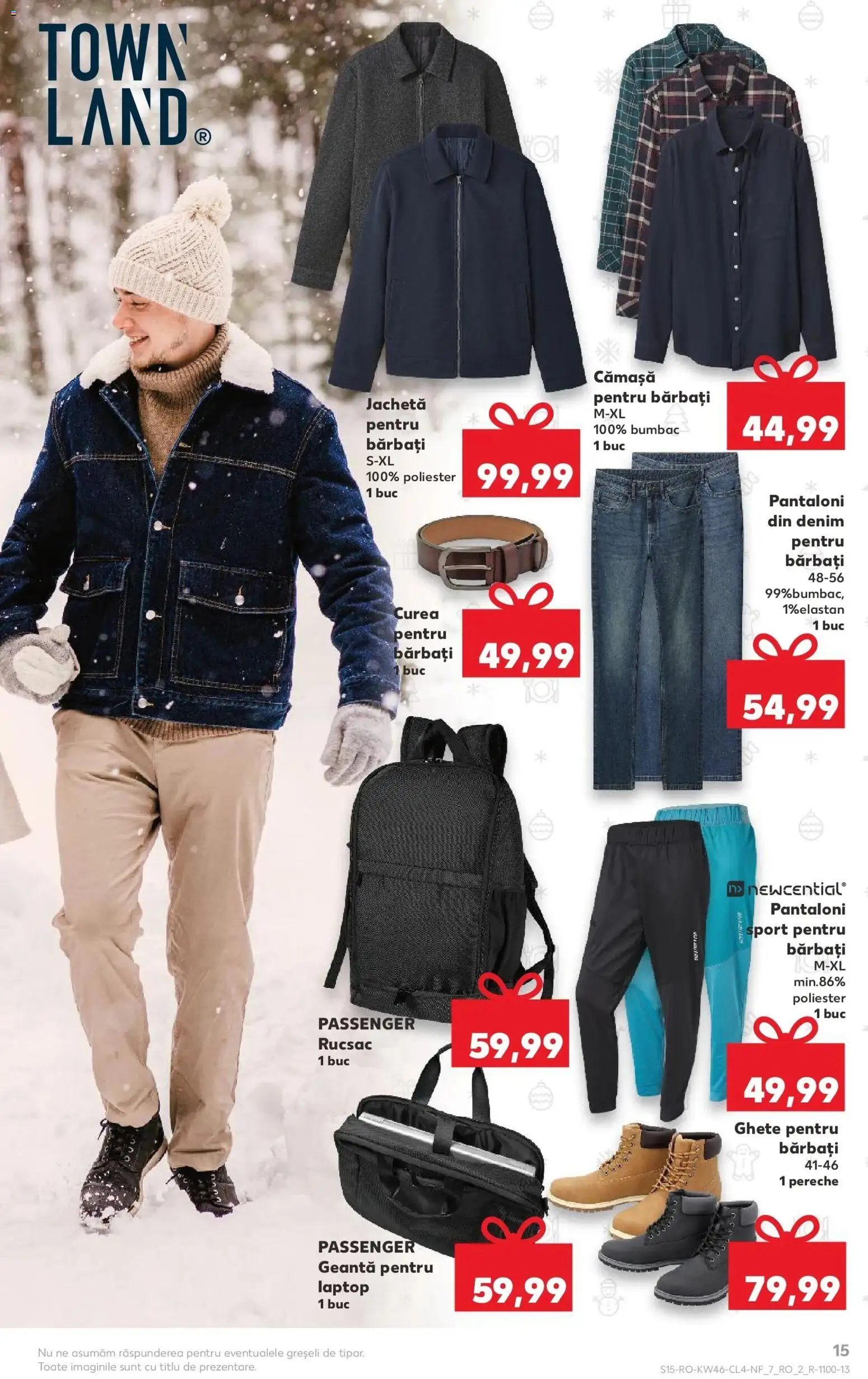 Noul catalog Kaufland – valabil de la 12.11.2025 | Pagină: 15 | Produse: Laptop, Pantaloni, Ghete, Rucsac