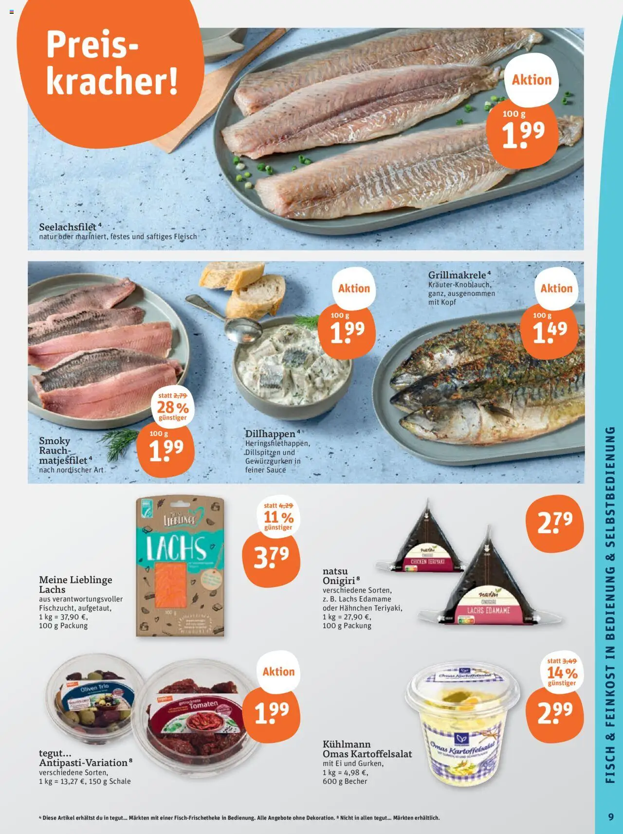 Tegut - Thüringen - gültig ab dem 28.07.2025 | Seite: 11 | Produkte: Hahnchen, Tomaten, Fisch, Lachs