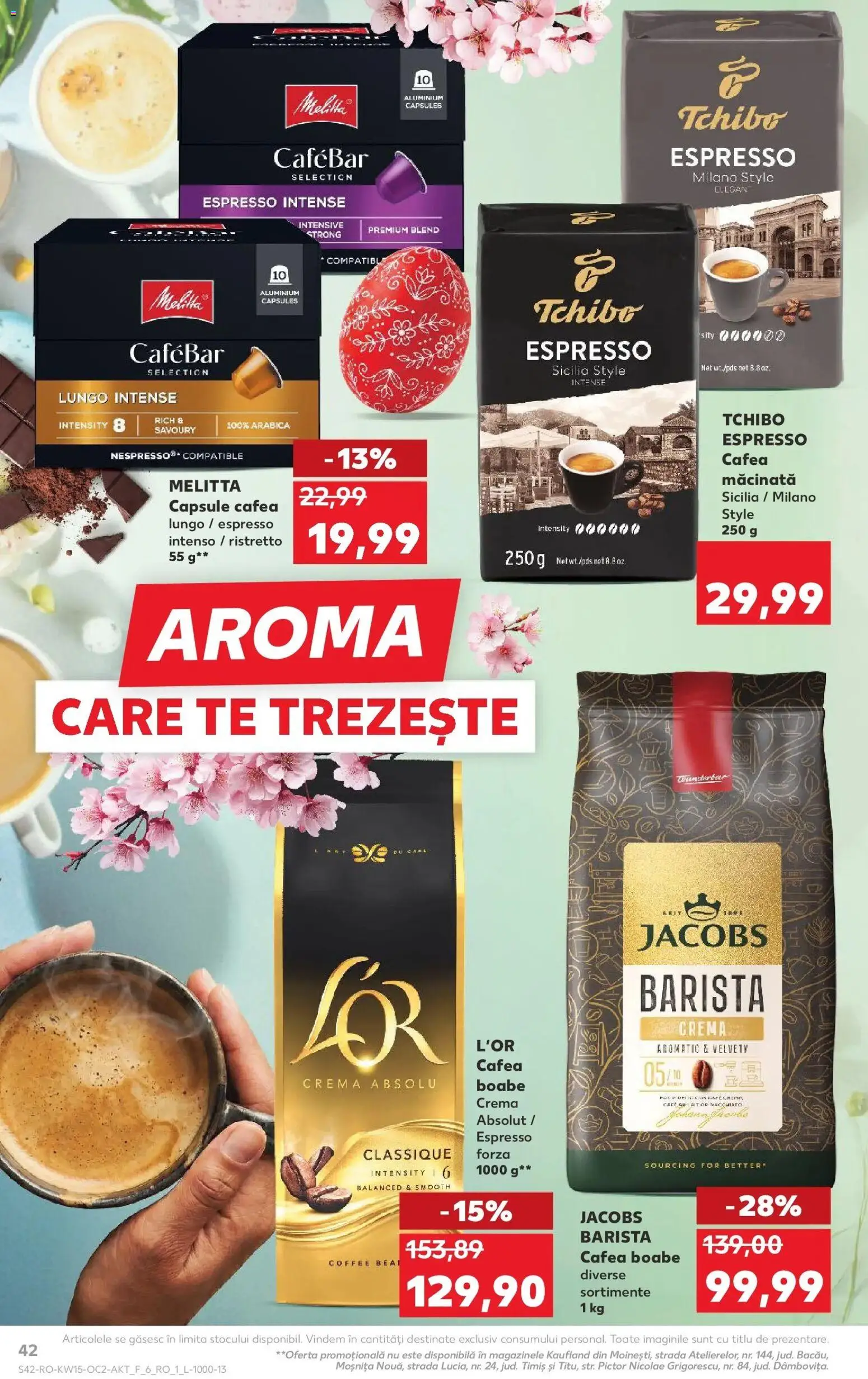Noul catalog Kaufland – valabil de la 08.04.2026 | Pagină: 42 | Produse: Delgeç, Köpek çiti, Cremă, Cafea