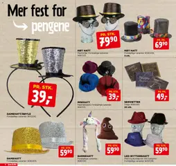 Forhåndsvisning av Jem & Fix kundeavis gyldig fra 06.12.2025 | Side: 4 | Produkter: Hatt, Servietter