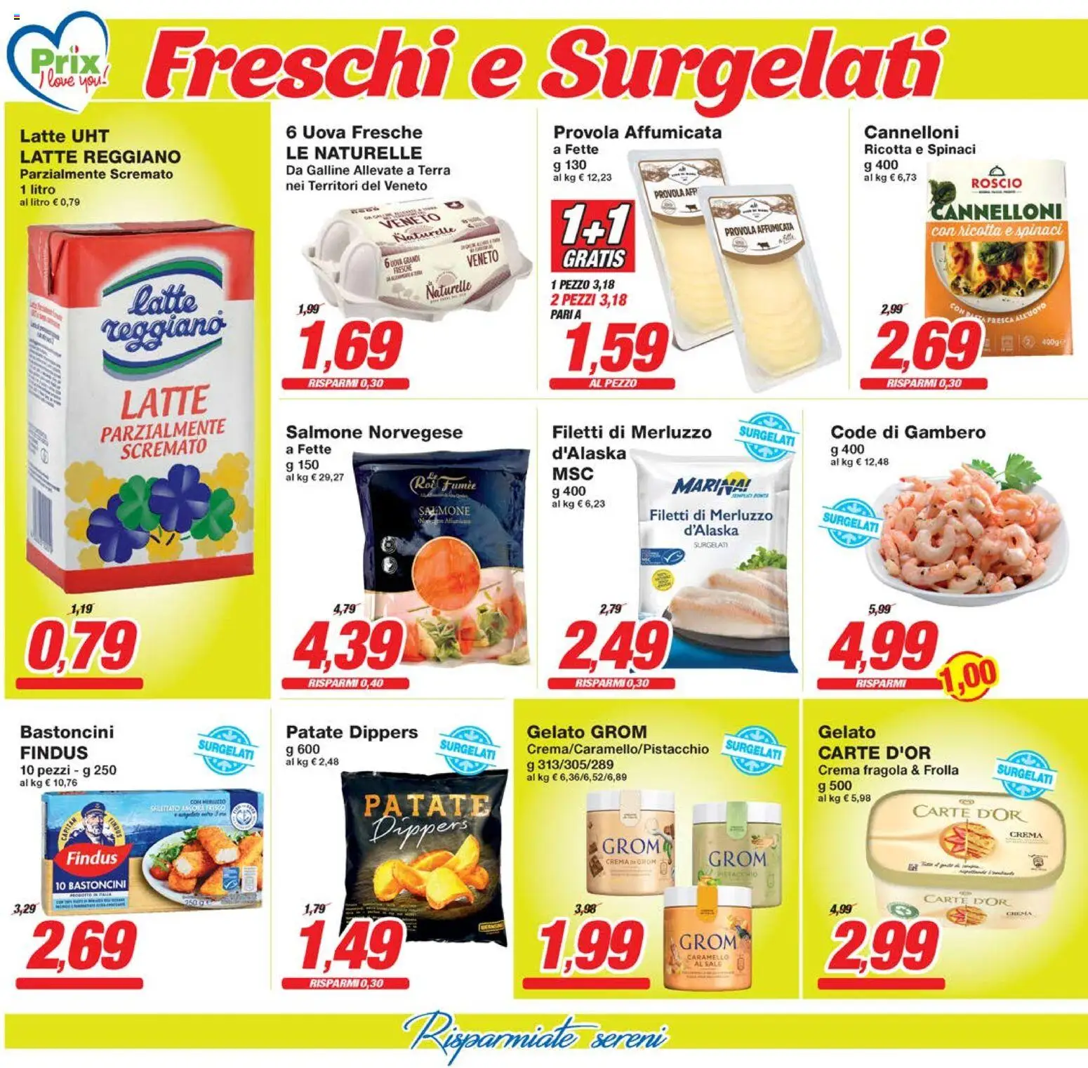 Volantino Prix del 02.12.2025 | Pagina: 10 | Prodotti: Salmone, Patate, Sale, Spinaci