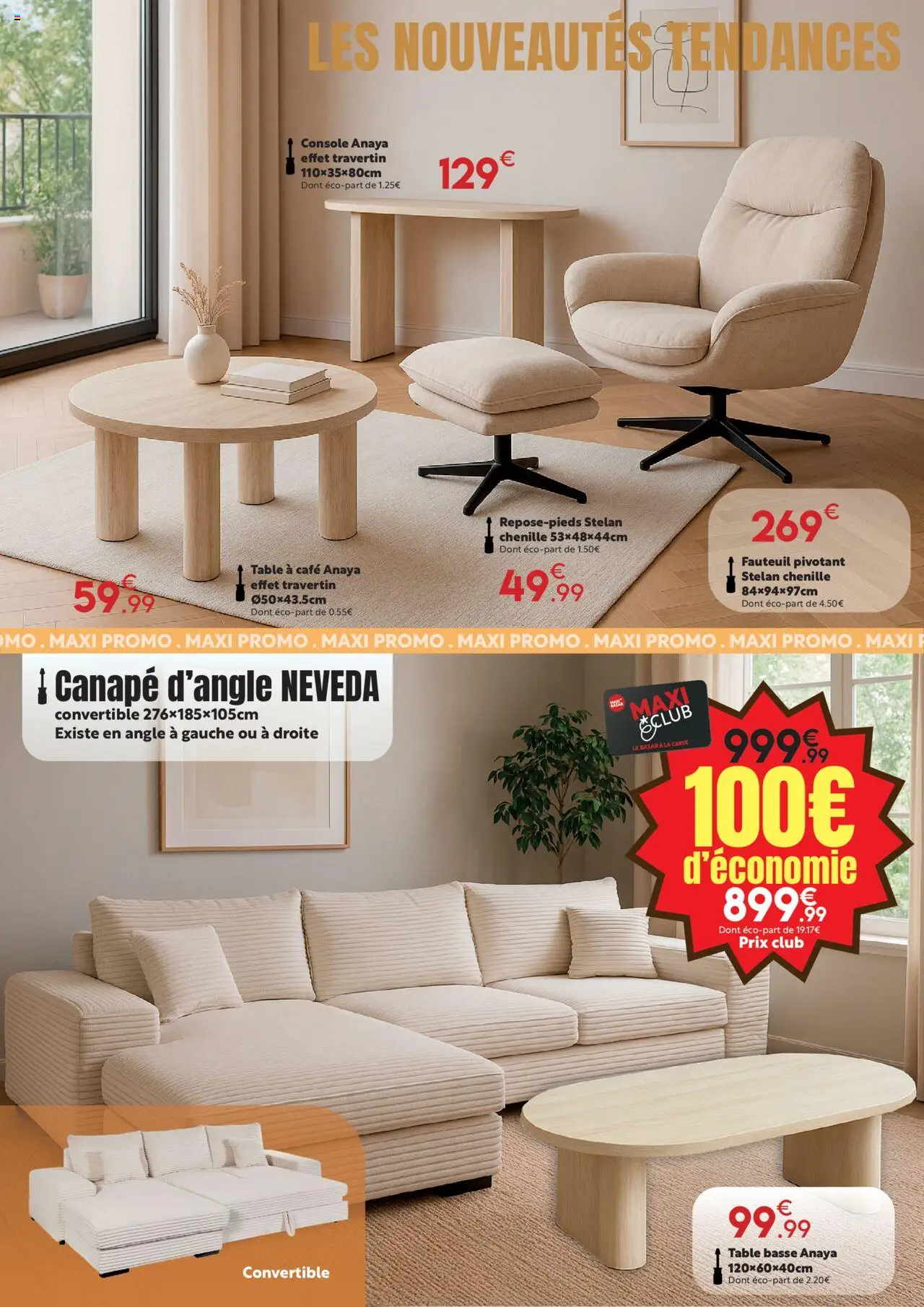  | Page: 8 | Produits: Canapé, Fauteuil, Table basse, Café