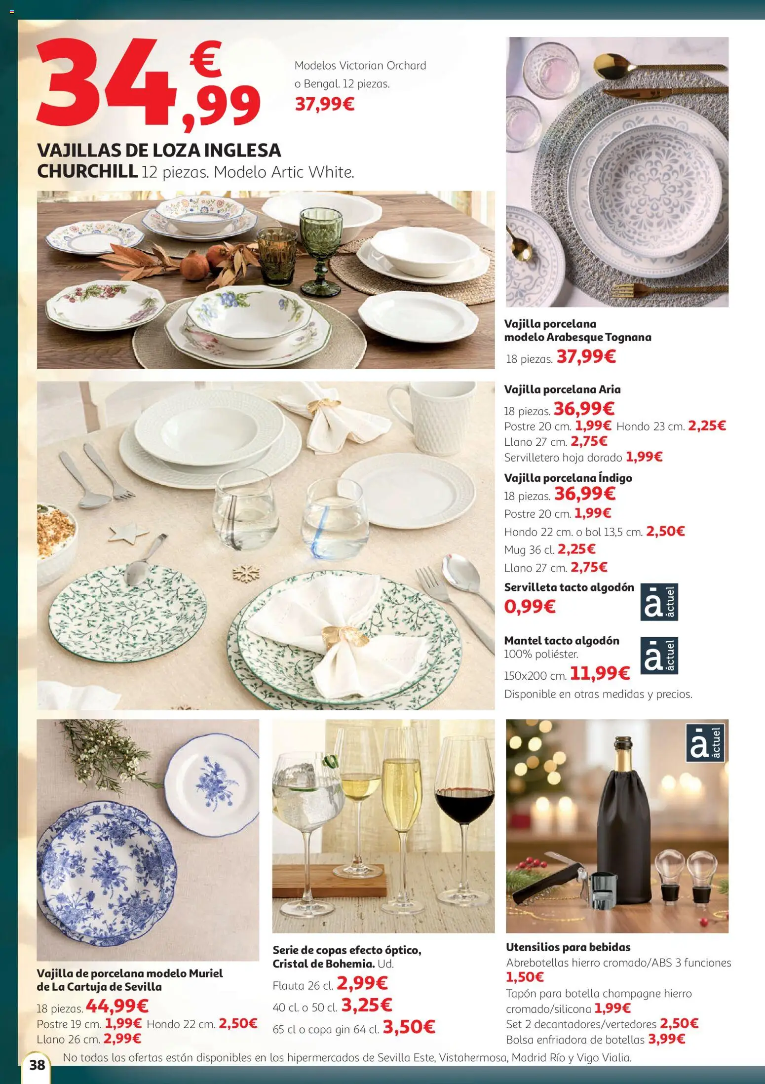 Alcampo - HG catalan │ válido desde el 11.12.2025 | Página: 38 | Productos: Mantel, Bolsa, Βρεφικό κρεβάτι