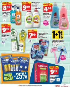 Topaz Gazetka - Ceny małe na stałe od 18.09.2025 | Strona: 27 | Produkty: Płyn do naczyń fairy, Maszynka do golenia, Baterie, Rower