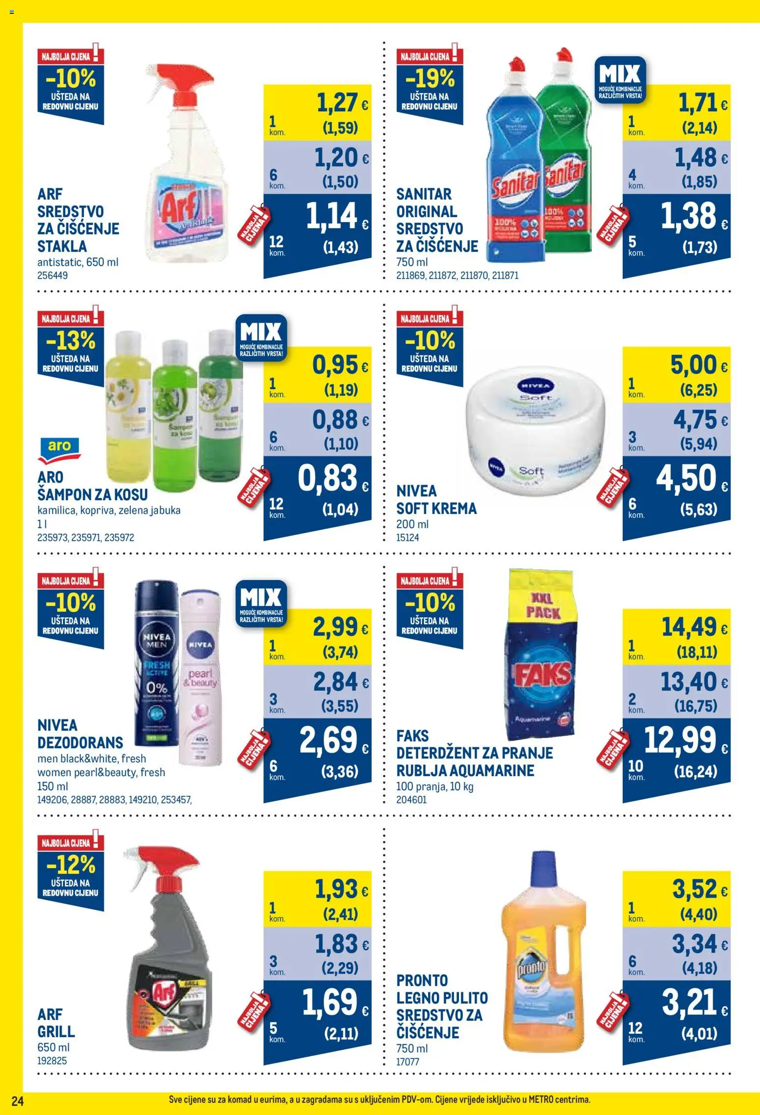 Metro katalog | vrijedi od 03.11.2025 | Stranica: 24 | Proizvodi: Faks, Krema, Nivea, Jabuka