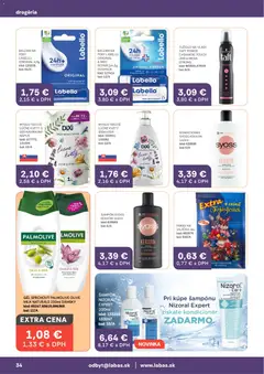 Labaš leták platný od 13.03.2026 | Strana: 34 | Produkty: Kondicionér, Tužidlo na vlasy, Kvety, Med
