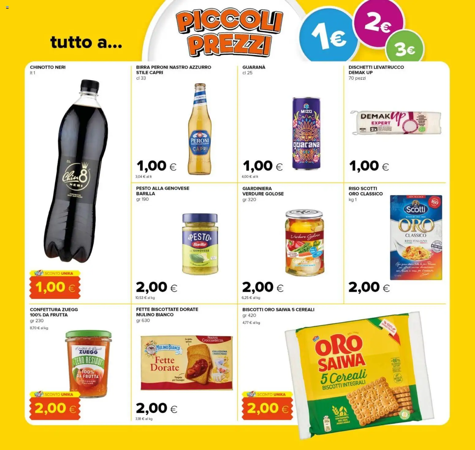 Volantino Tigre del 23.04.2026 | Pagina: 3 | Prodotti: Birra, Chinotto, Verdure, Albicocche