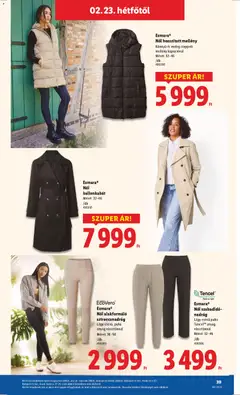 Lidl Akciós újság - amely érvényes a következő dátumtól: 19.02.2026 | Oldal: 39