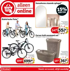 Curver knit wasmand set**, Curver knit laundry basket set. Available in beige, brown and blue. - Voorbeeld van een folder van Kruidvat, geldig van 24.03.2026 | Pagina: 83