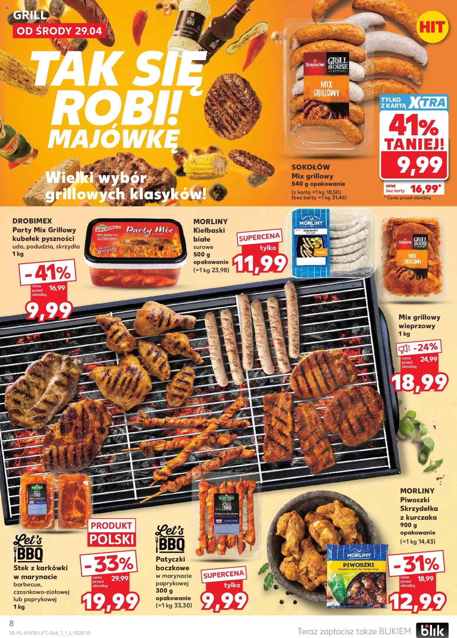 Kaufland Polsko leták od 29.04.2026 | Strana: 8 | Produkty: Party mix, Karty