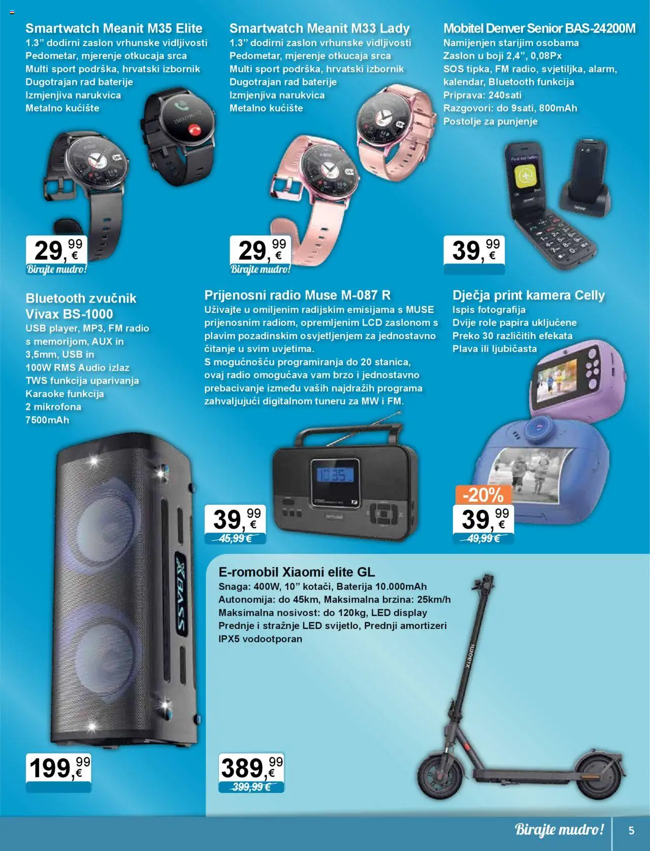 KTC katalog | vrijedi od 14.08.2025 | Stranica: 5 | Proizvodi: Baterija, Role, Radio, Zvučnik