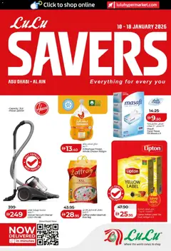 Preview of Lulu Hypermarket - Lulu Savers - Abu Dhabi & Al Ain valid from 10.01.2026
