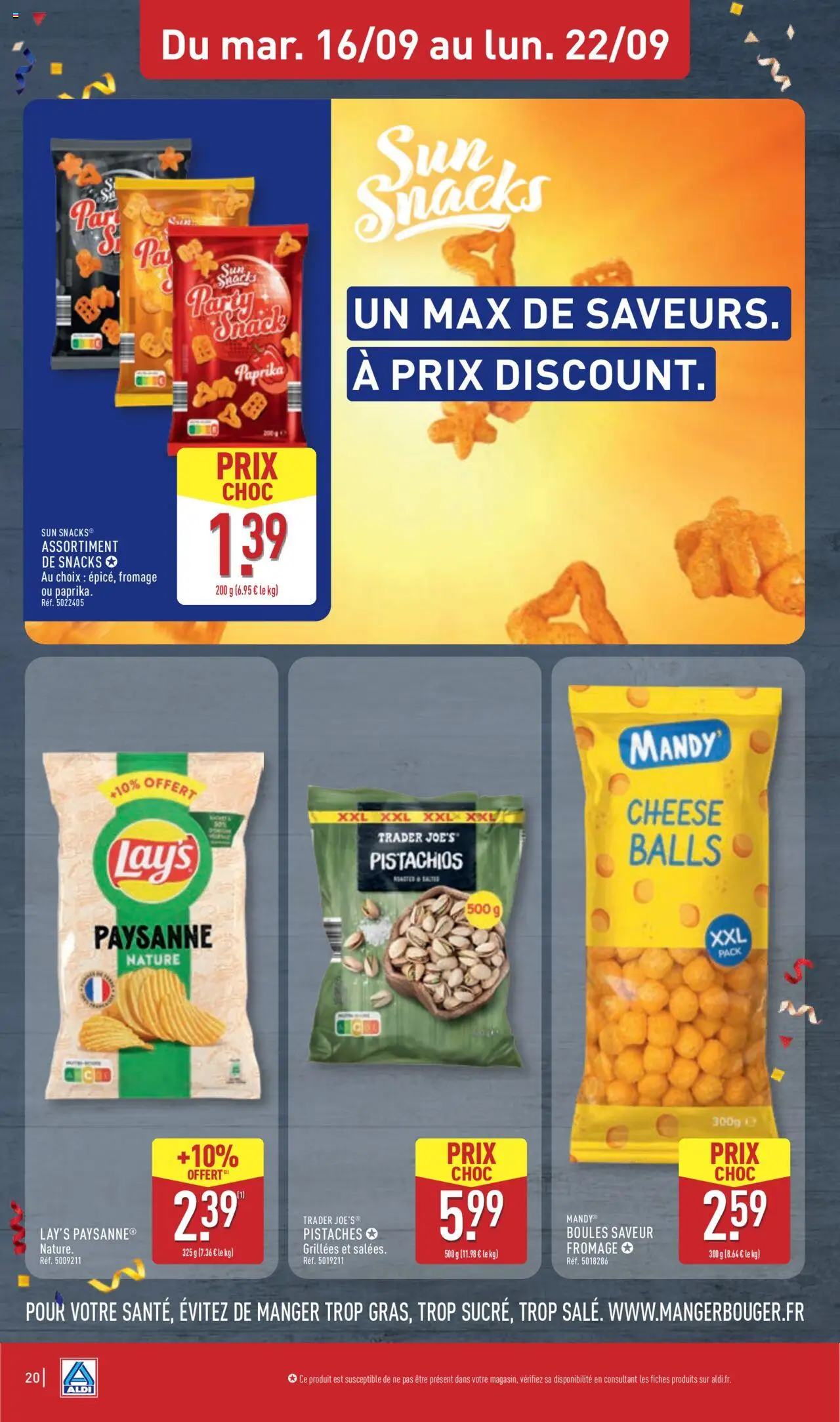  | Page: 23 | Produits: Paprika, Pistaches, Fromage