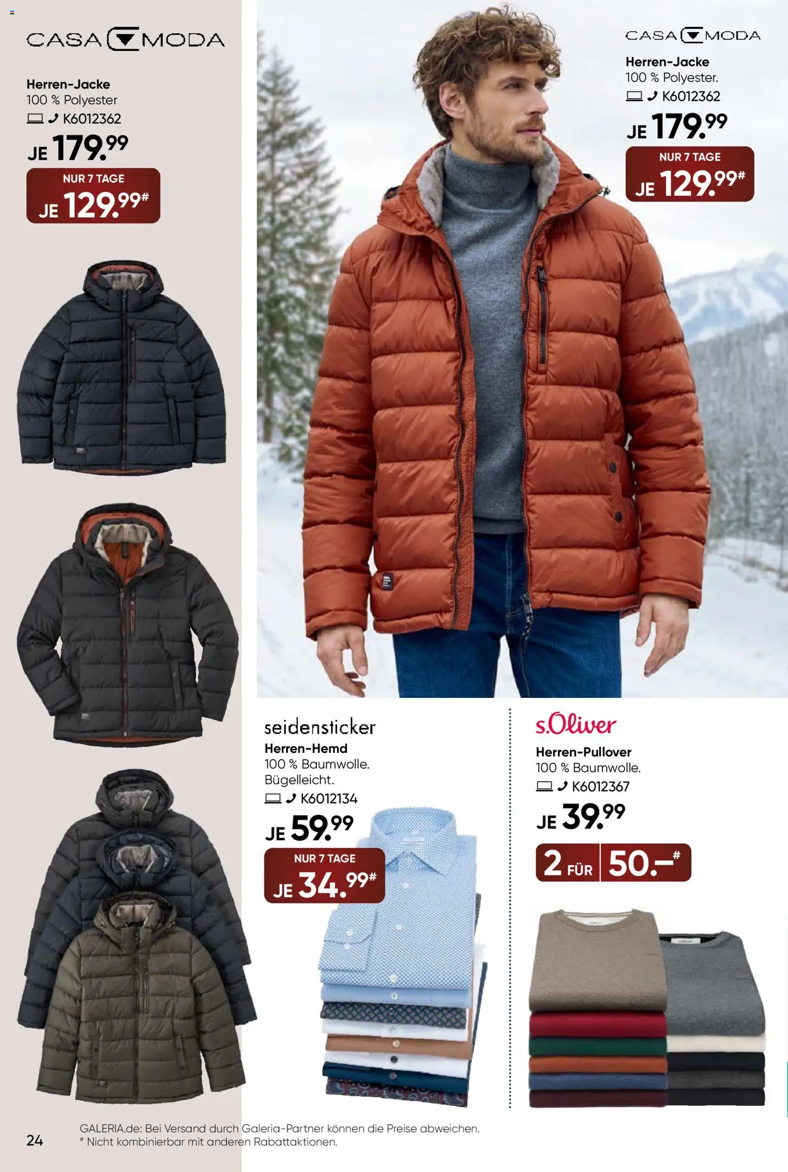 Galeria Karstadt Kaufhof Prospekt 	 – gültig ab 17.12.2025 | Seite: 24