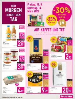 Sutterlüty Flugblatt ab 12.03.2026 gültig | Seite: 3 | Produkte: Karotte, Eier, Kaffee, Tee