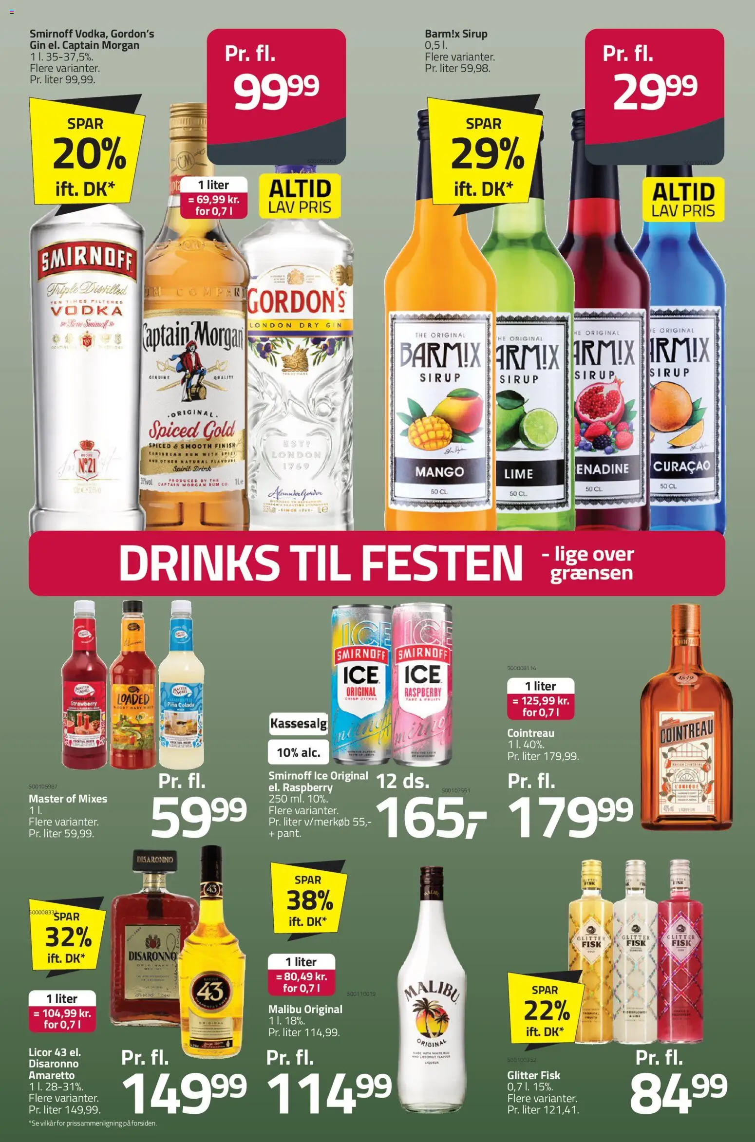 Fleggaard tilbudsavis – gyldig fra 26.11.2025 | Side: 28 | Produkter: Fisk, Gin, Vodka, Lime