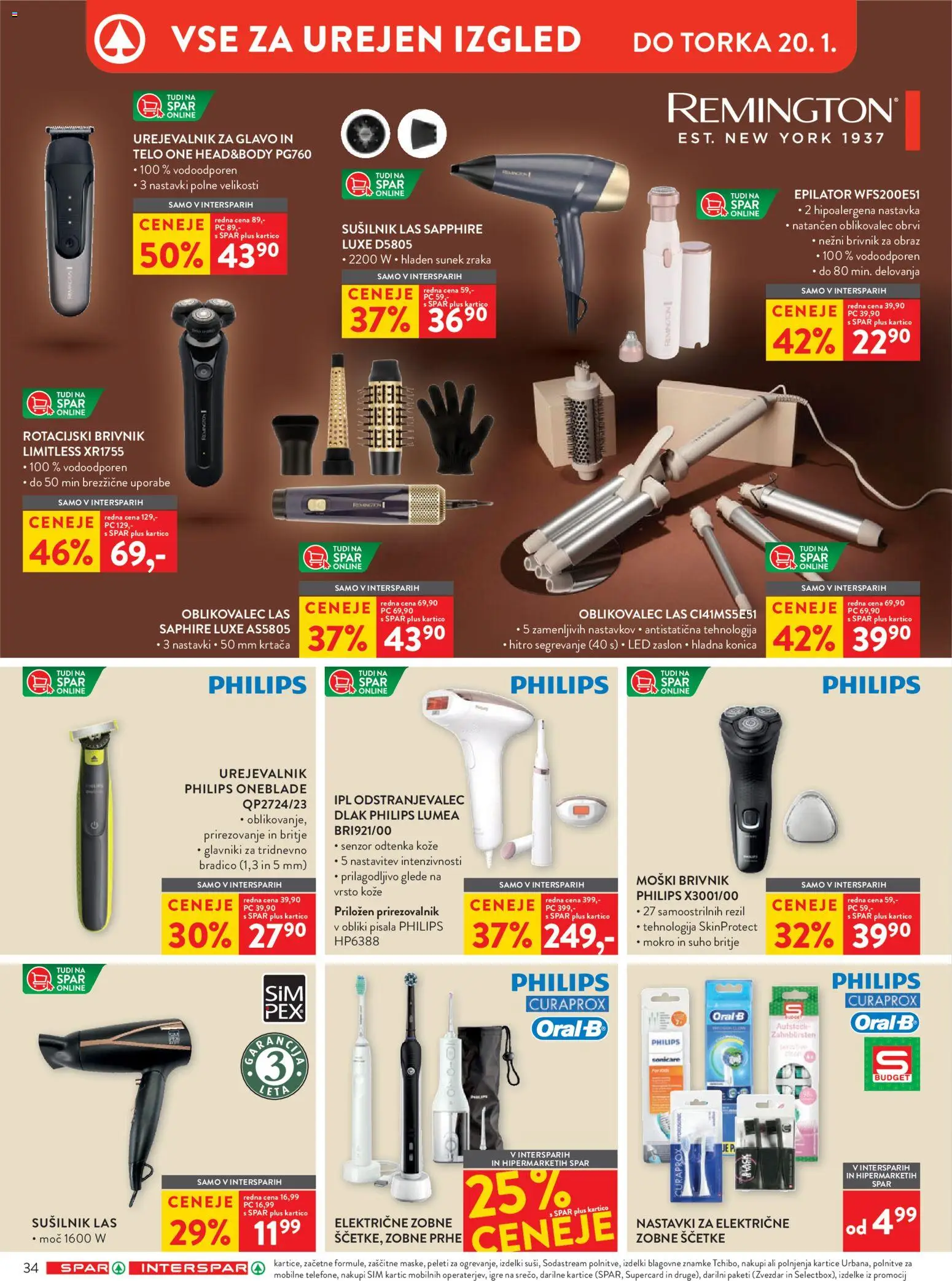 Novi Spar katalog ponudbe – veljaven od 07.01.2026 | Stran: 39 | Izdelki: Moški brivnik, Krtaca, Pisala, Brivnik