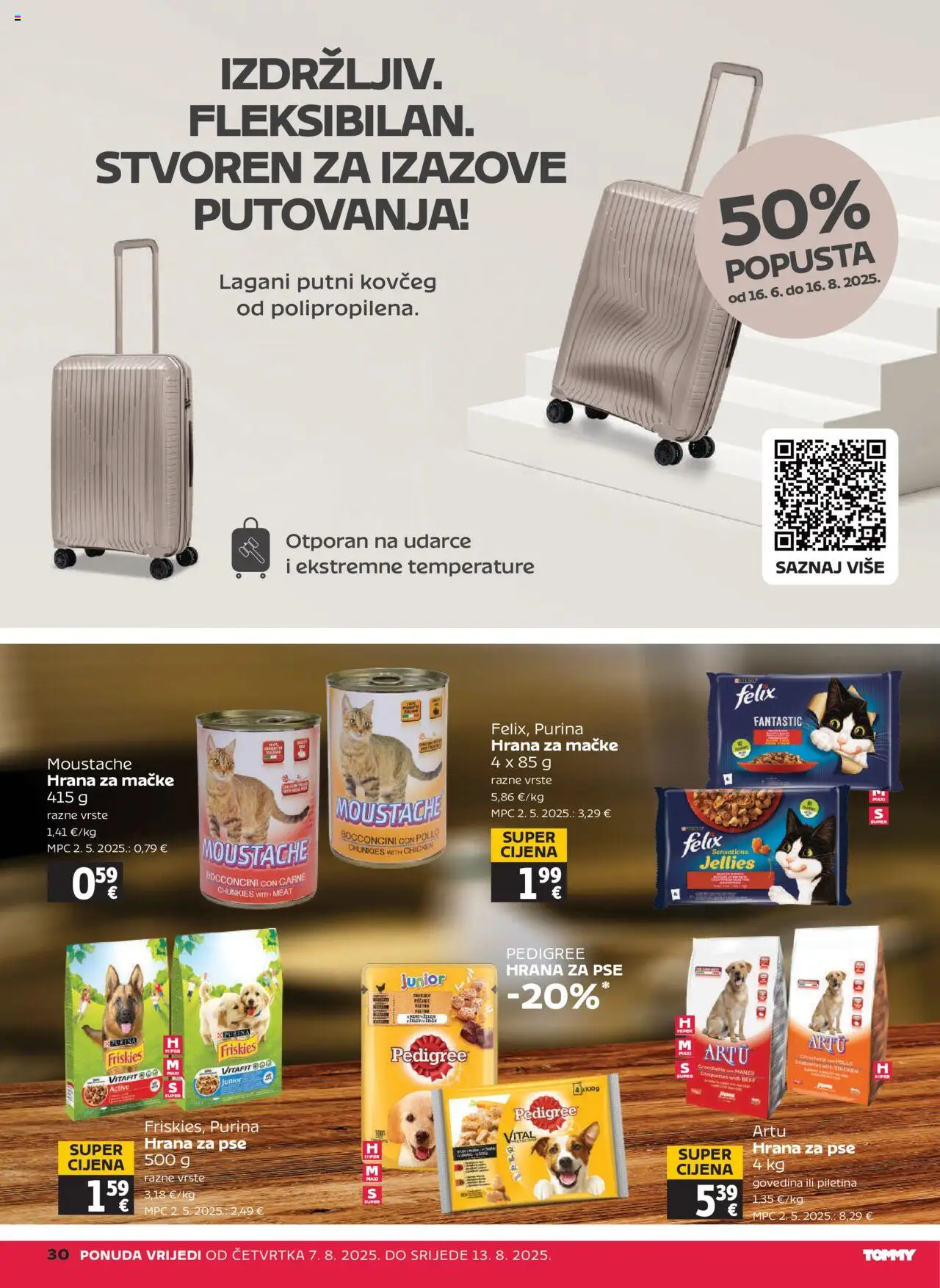 Tommy katalog | vrijedi od 07.08.2025 | Stranica: 30 | Proizvodi: Piletina, Hrana za pse, Govedina, Hrana za mačke