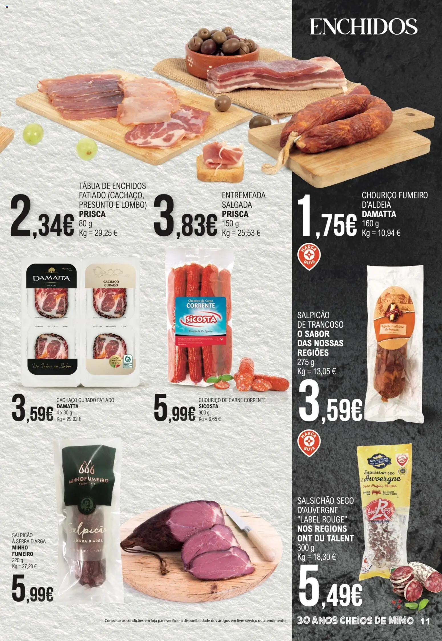 E.Leclerc folheto Queijos, Enchidos e Vinhos │ válido de 10.02.2026 | Página: 11