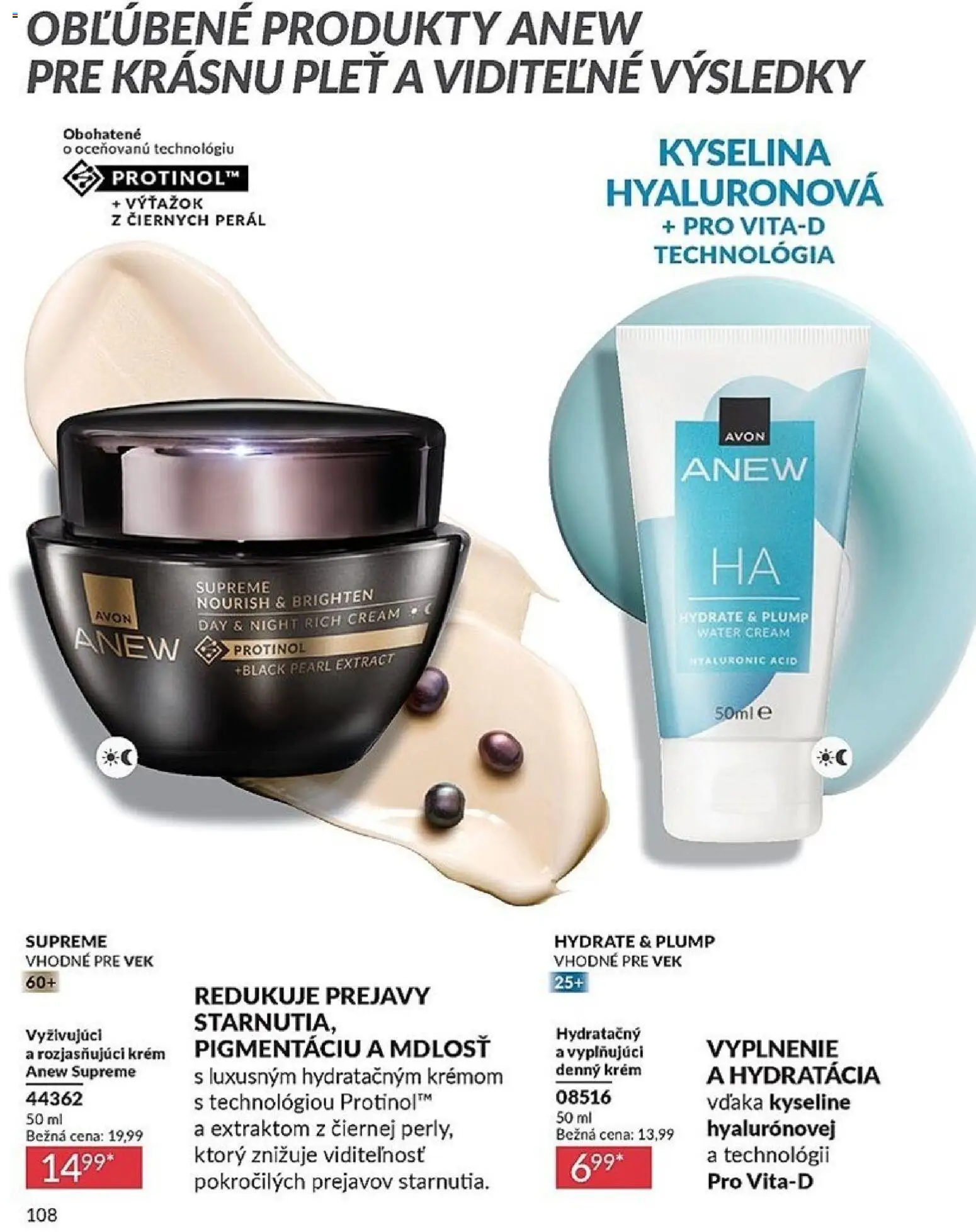 Nové Avon akcie – leták je platný od 01.04.2026 | Strana: 108 | Produkty: Krém