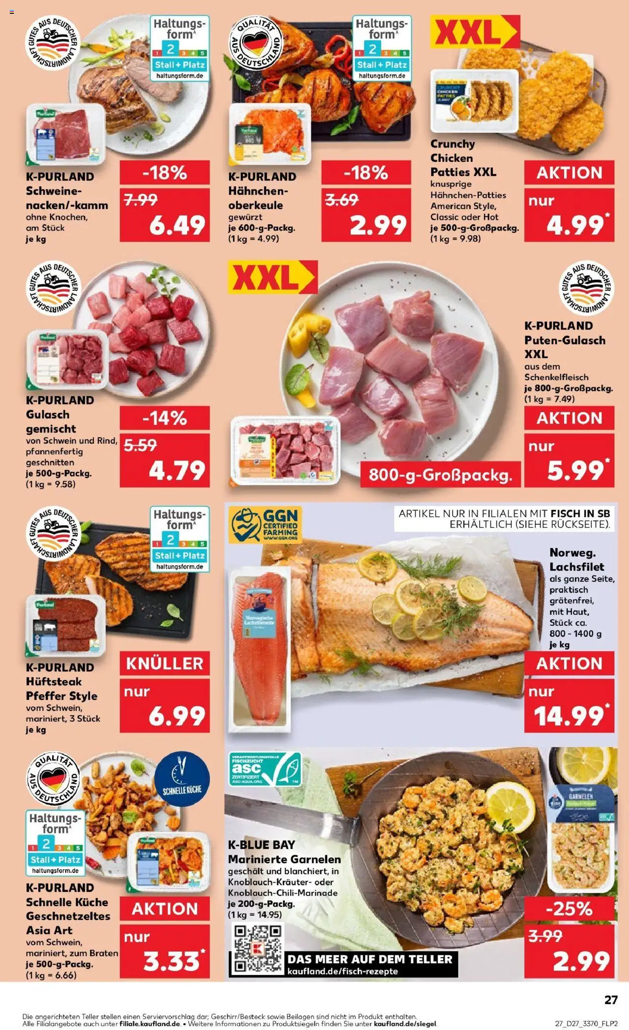 Kaufland prospekt Mühlhausen	 - gültig ab dem 06.07.2025 | Seite: 42 | Produkte: Küche, Garnelen, Gulasch, Pfeffer
