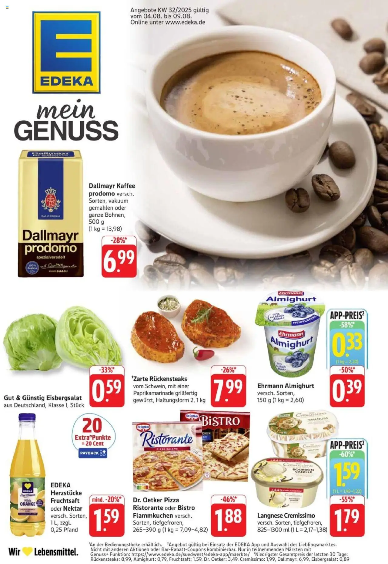 Edeka Prospekt 	 - gültig ab dem 04.08.2025 | Seite: 1