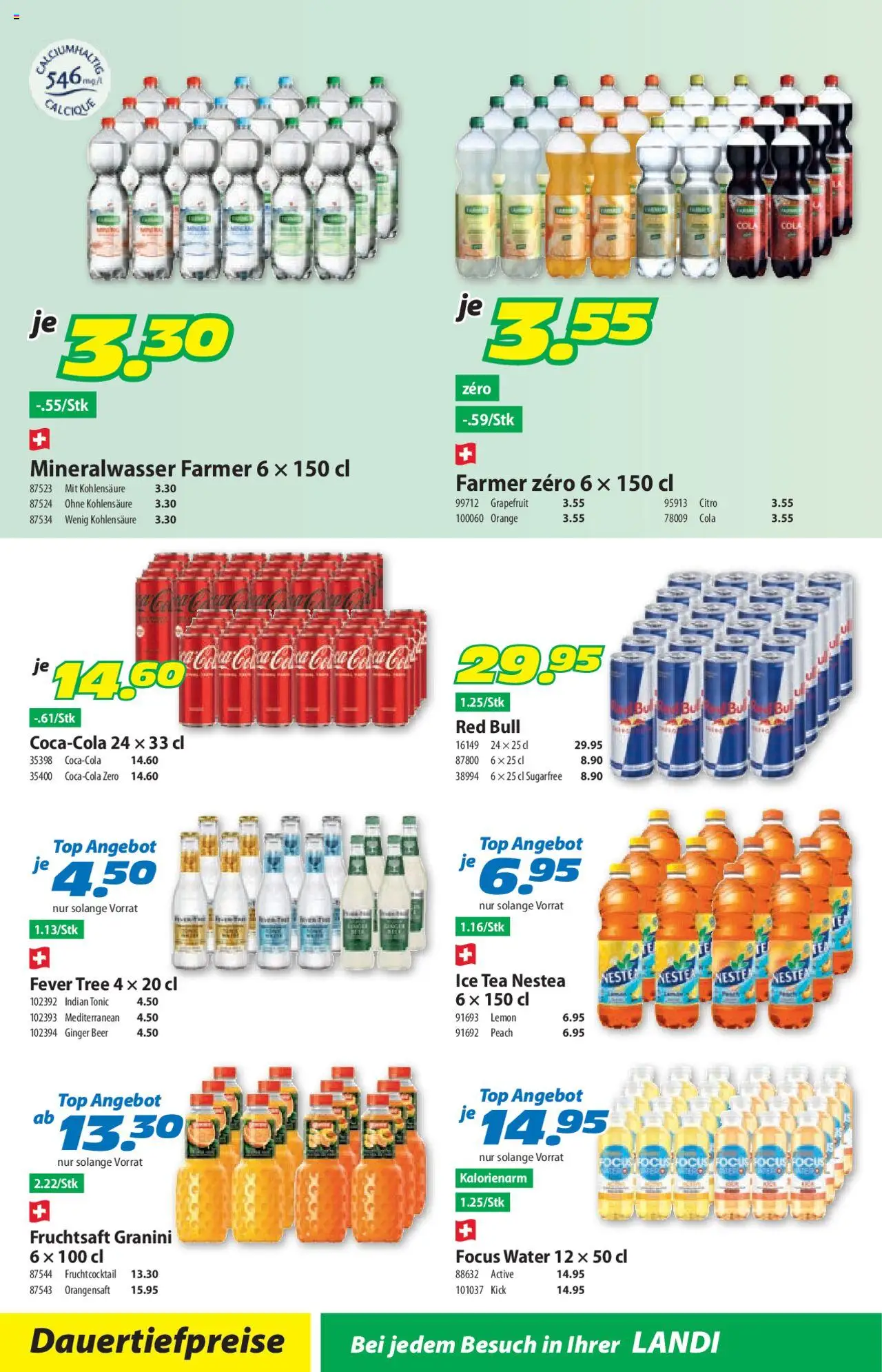 Landi Aktionen ab 23.06.2025 | Seite: 2 | Produkte: Orangensaft, Mineralwasser, Grapefruit, Top