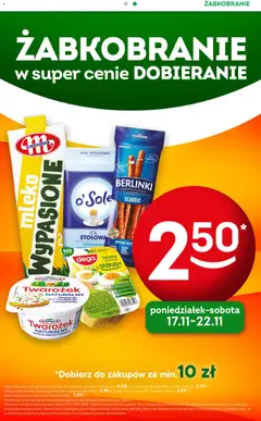 Pogląd oferty "Żabka Gazetka - Codzienne produkty" - ważna od 05.11.2025 | Strona: 3 | Produkty: Serek, Szynka, Serek wiejski, Chleb