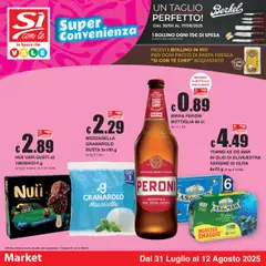 Anteprima del volantino Sì con Te	Market catalogo valido a partire dal 31.07.2025