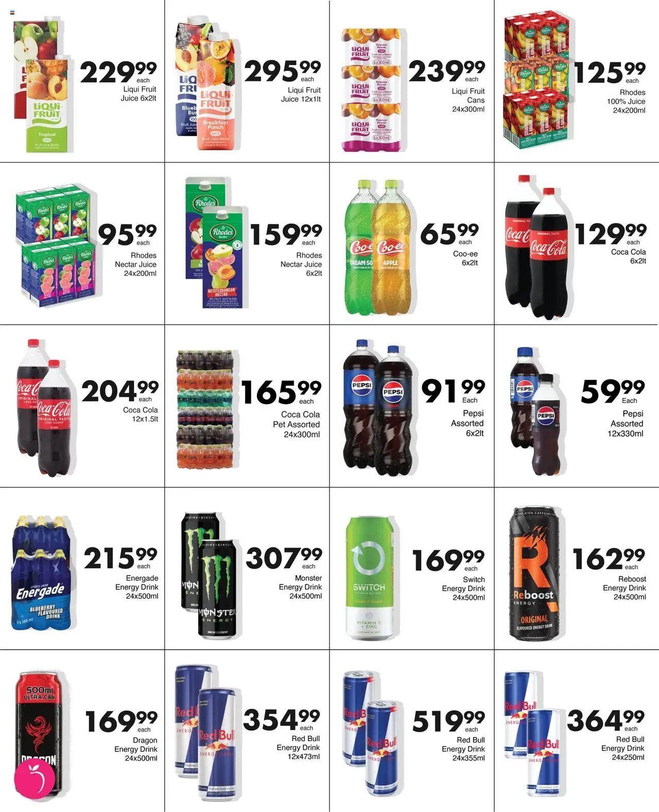 New Save catalogue – valid from 15.09.2025 | Page: 19 | Products: Juice, Switch, Cream, Peach
