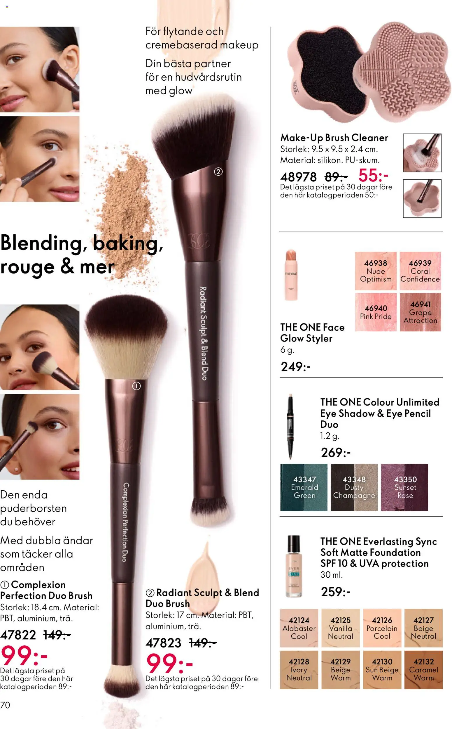 Oriflame reklamblad aktuell från 28.01.2026 | Sida: 70 | Produkter: Rouge, Foundation, Champagne