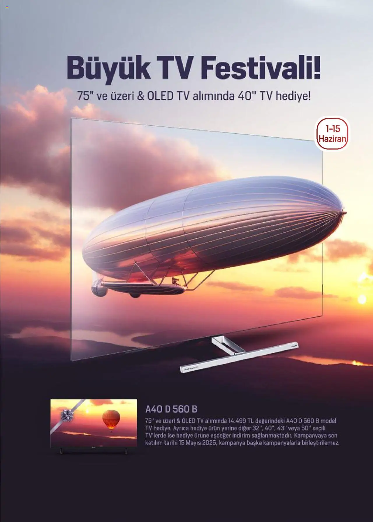 Arçelik Katalog - 01.06.2025 tarihinden itibaren geçerlidir | Sayfa: 15 | Ürünler: TV