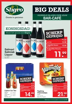 Sligro folder - Bigdeals Bar-café - Voorbeeld van een folder van Sligro, geldig van 09.04.2026
