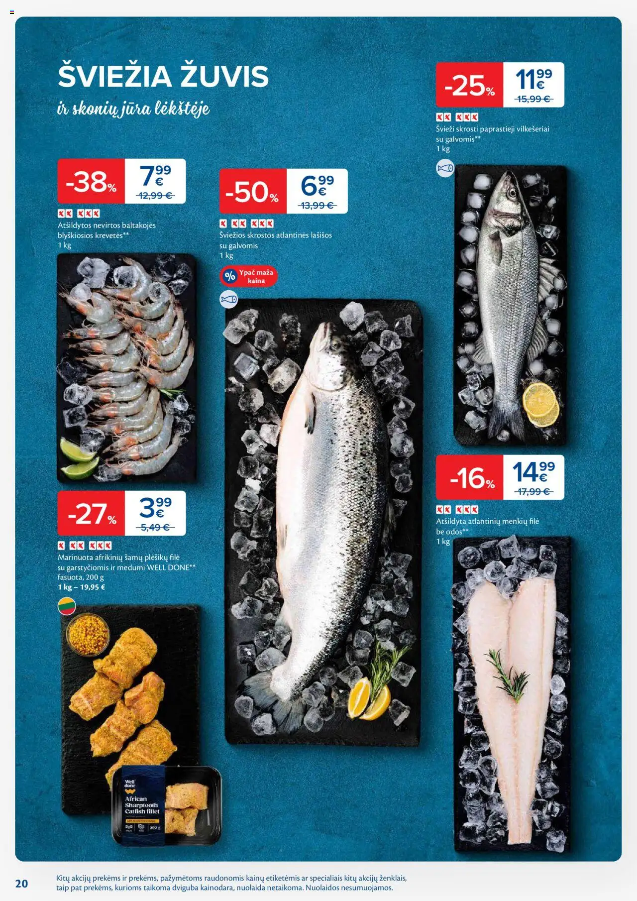 MAXIMA leidinys│galioja nuo 05.08.2025 | Puslapis: 20 | Prekių: Lašišos, Žuvis