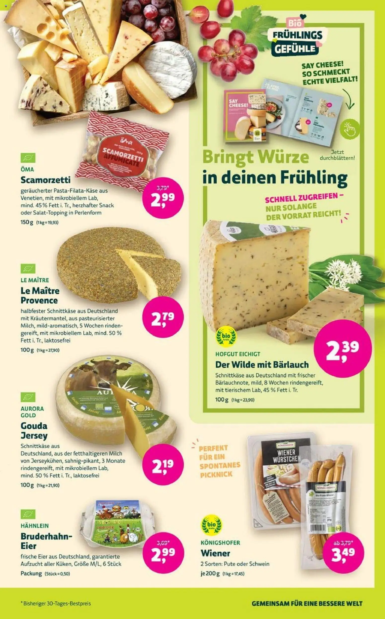 BioMarkt Prospekt 	 – gültig ab 22.04.2026 | Seite: 7 | Produkte: Pute, Milch, Eier, Gouda