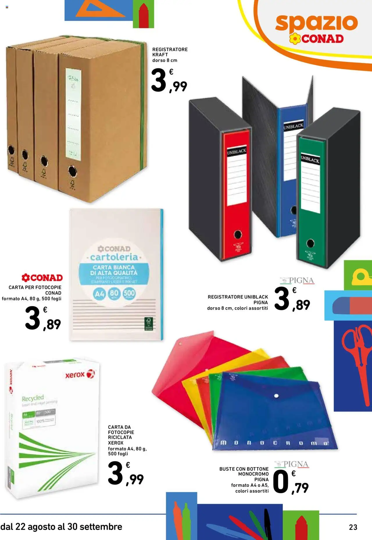 Volantino Spazio Conad del 22.08.2025 | Pagina: 23
