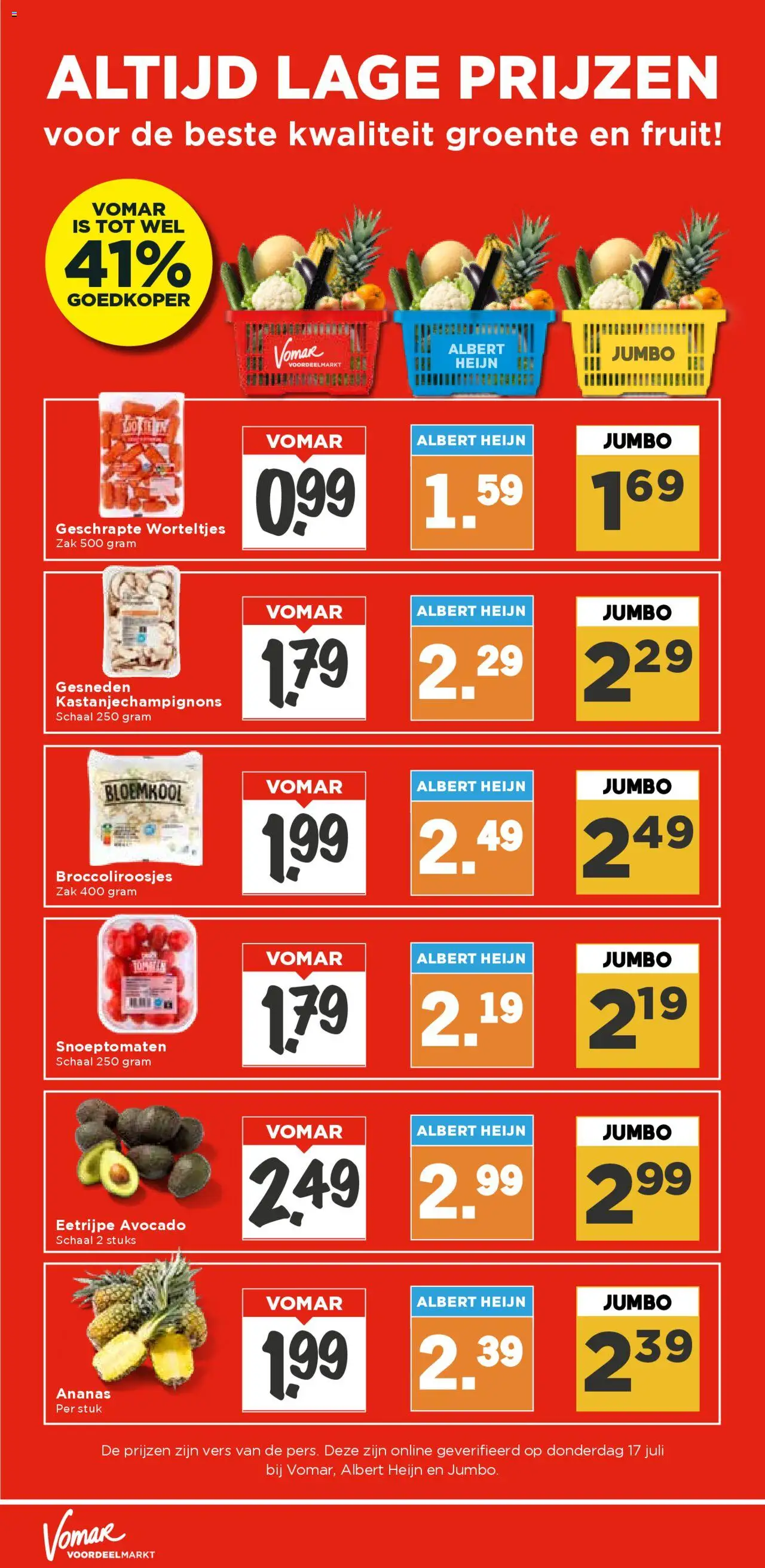  | Pagina: 9 | Producten: Bloemkool, Schaal, Zak, Fruit