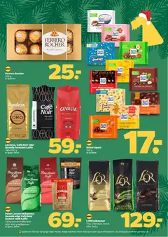 Lavazza, Café Noir eller Gevalia formalet kaffe, 340-500 g. gyldig fra 12.12.2025 | Side: 24 | Produkter: Te, Salt, Bønner, Instant Kaffe