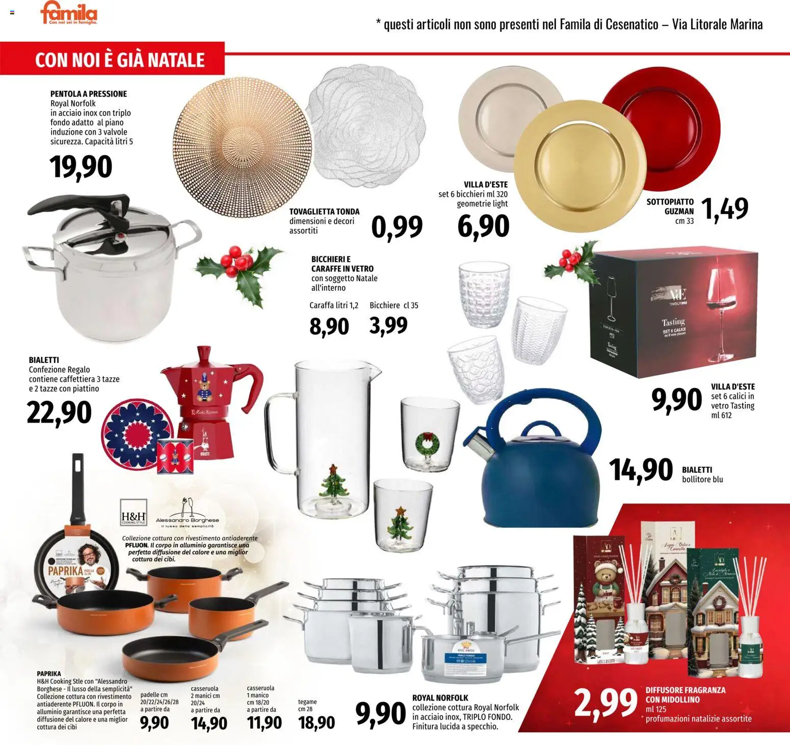 Volantino Famila del 27.11.2025 | Pagina: 30 | Prodotti: Caraffa, Caffettiera, Casseruola, Fragranza
