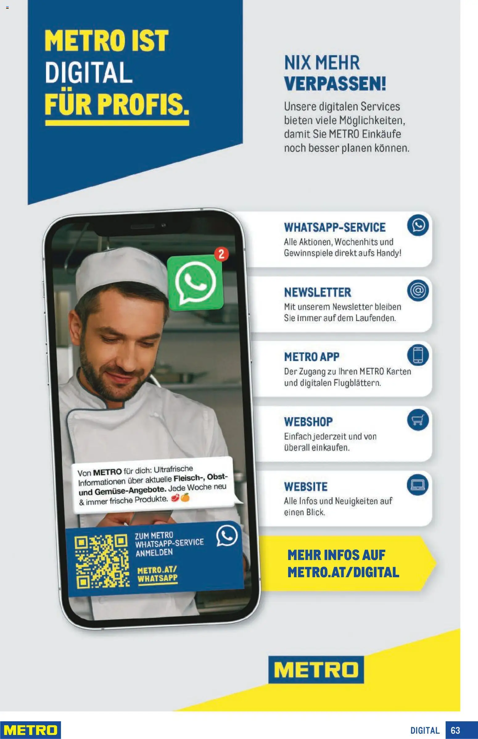 Metro angebote Profi gültig ab 16.04.2026 | Seite: 63 | Produkte: Obst