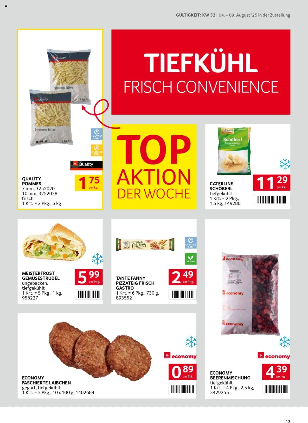 Transgourmet Zustellaktion gültig ab 03.08.2025 | Seite: 13