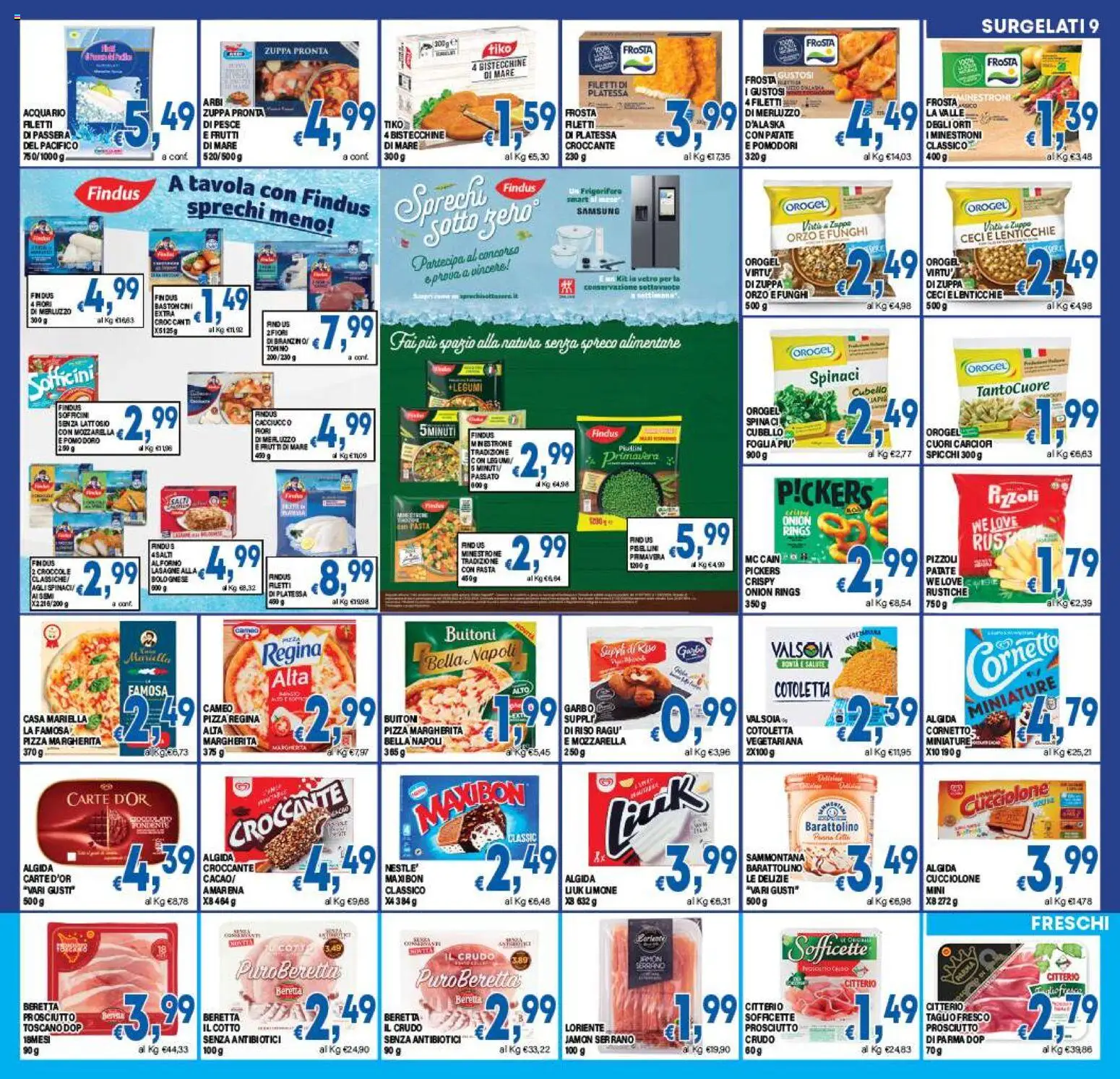 Volantino DEM del 29.10.2025 | Pagina: 9 | Prodotti: Ceci, Patate, Pomodoro, Prosciutto