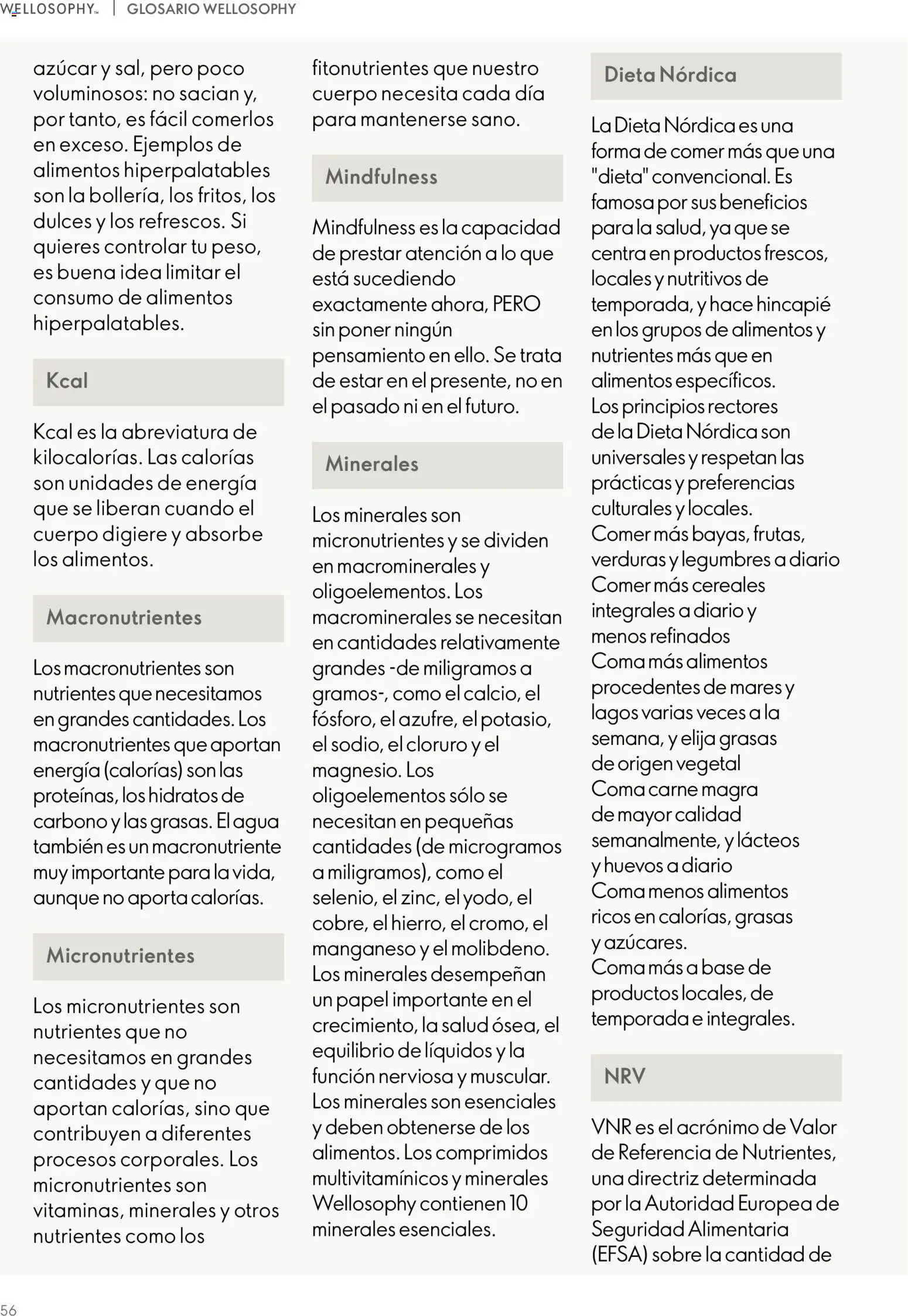 Oriflame - Guía Wellosophy │ válido desde el 01.11.2023 | Página: 56 | Productos: Huevos, Cereales, Κούβα